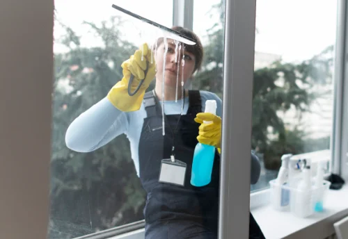 Nettoyage de vitres intérieures et extérieures à Brécey